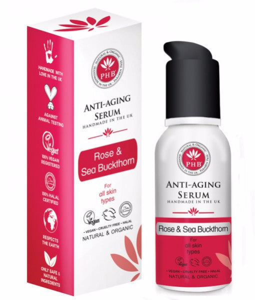 Anti-Aging Serum with Organic Seabuckthorn & Rose