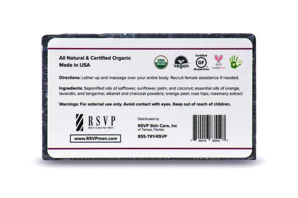 Black Lavender Organic Soap Bar (114g)